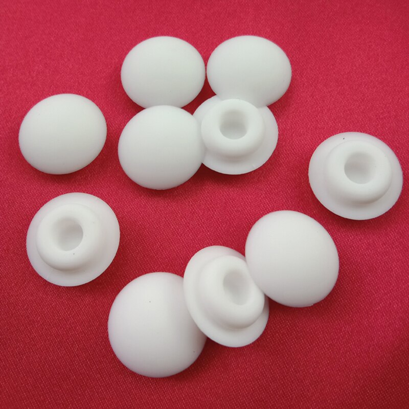 2/5/10PCS 9.5mm Arc Silicone Rubber Sealing Plug Snap-On Hole Plugs Black/White Blanking End Caps Pipe Tube Inserts Seal Stopper