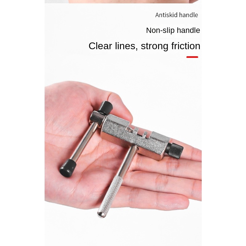 Disyuntor de cadena de bicicleta, herramienta divisora, removedor de cadenas de bicicleta de Metal para reparación, divisor de pasadores de cadena de ciclismo, quitar