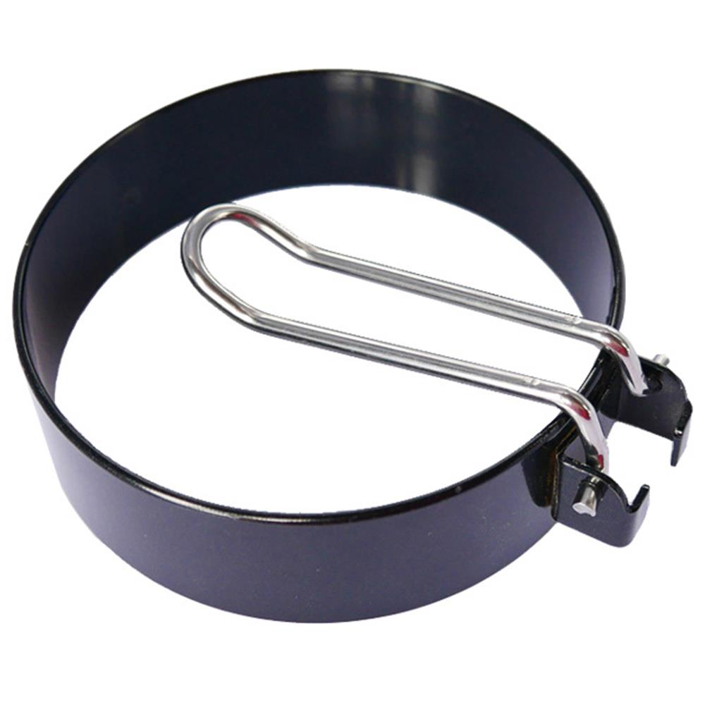 Black Household Egg Maker Molds Round Egg Omelet Silicone Frier Round Egg Pancake Maker Mold Egg Ring