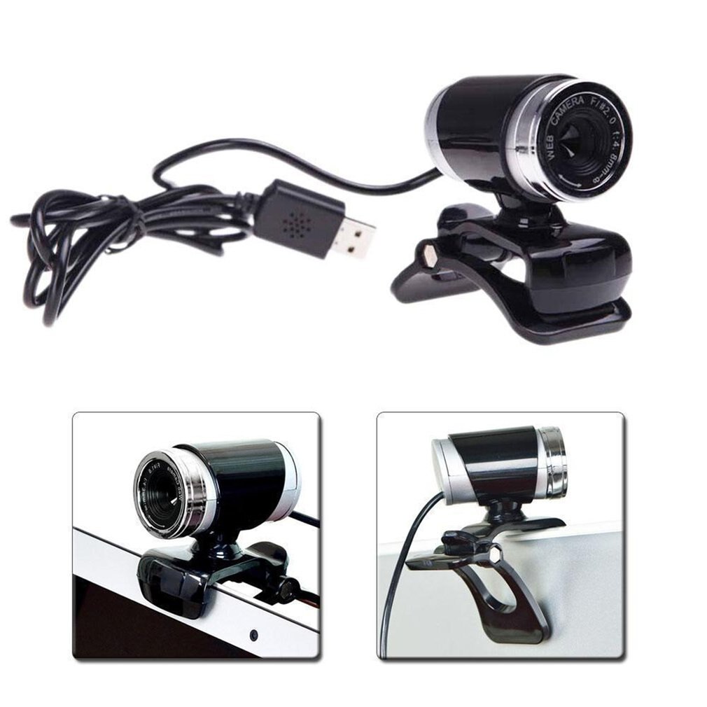 HD Webcam 12,0 M Pixel CMOS USB Web Kamera Digital Video Kamera mit Mikrofon 360 Grad Rotation Clip-auf PC Laptop