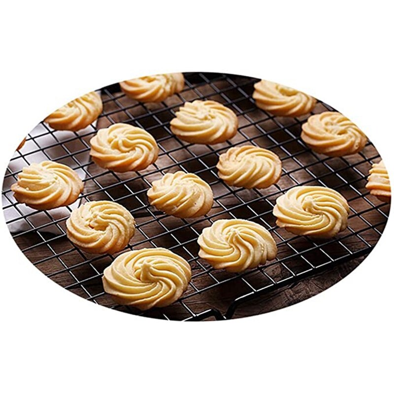 Cooling Baking Rack, Drying Wire Racks, Size 11 inchX10 inch,Thick Heavy Duty Commercial Grid Rack (3 Pack)