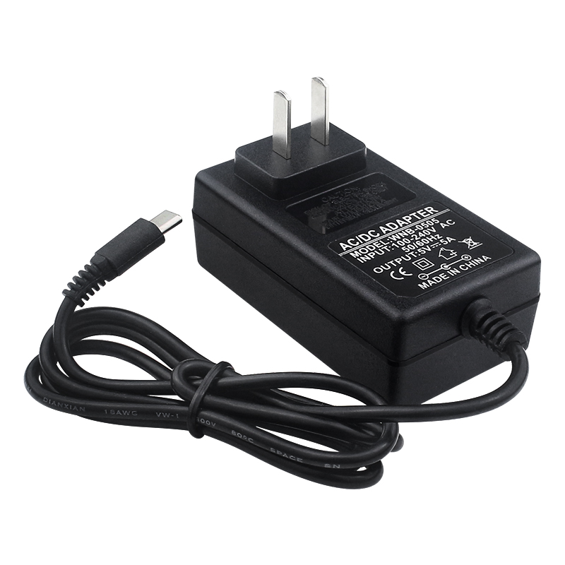 Fuente de alimentación de 5V 5A para Orange Pi 5 Pro / Max / Ultra / Plus / 4A / RV/ RV2 Puerto USB tipo C Enchufe UE EE. UU. Reino Unido Raspberry Pi 5: Gris