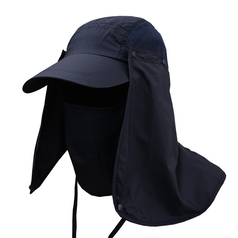 Professionele Zomer Zon Hoeden Bescherming Cap Vrouwen Mannen Hals Gezicht Zonnebrandcrème Flap Hoed Visser Hoed Zon Masker Cap Outdoor