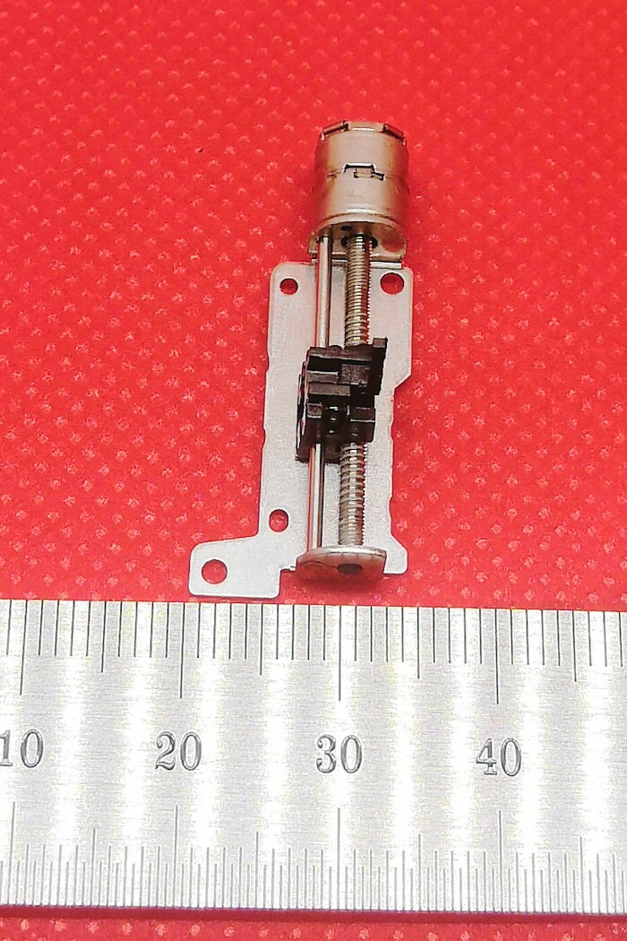 CCTV miniature linear stepper motor, screw plastic slide stepper motor,SANKYO tiny focus motor