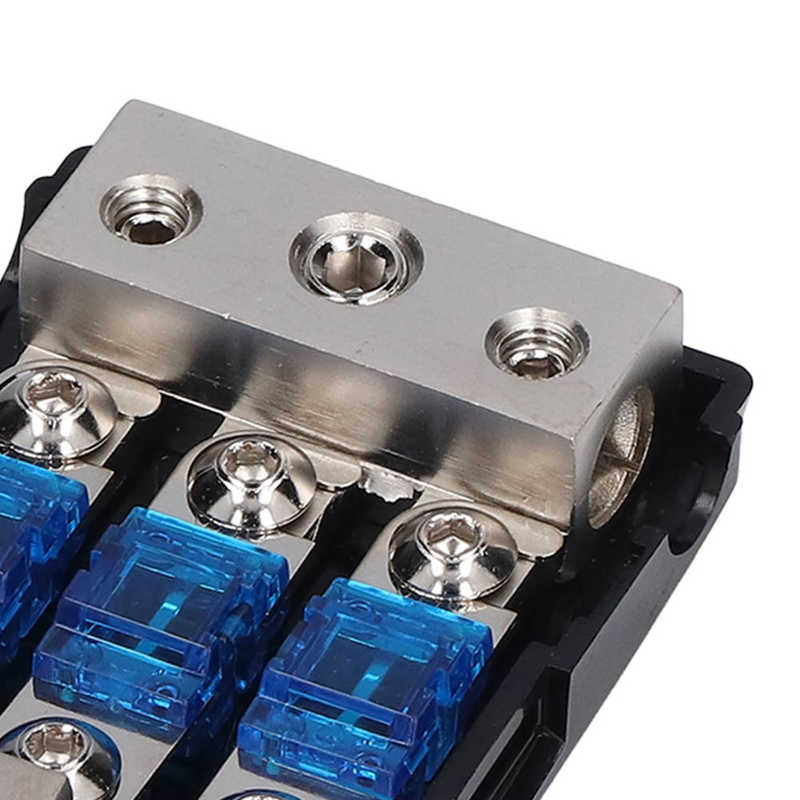 Blok dystrybucyjny bezpiecznika 1 na 3 sposoby uchwyt bezpiecznika ANL wzmacniacz audio uchwyt bezpiecznika 60A blok dystrybucyjny bezpiecznika robić samochodu