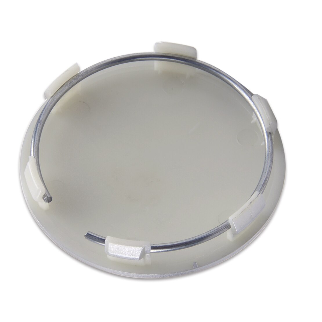 Beler 4 Pcs Abs Plastic Silver Grey 6 Tanden 62 Mm (57.5 Mm) velg Center Hub Cap Cover Auto Universele