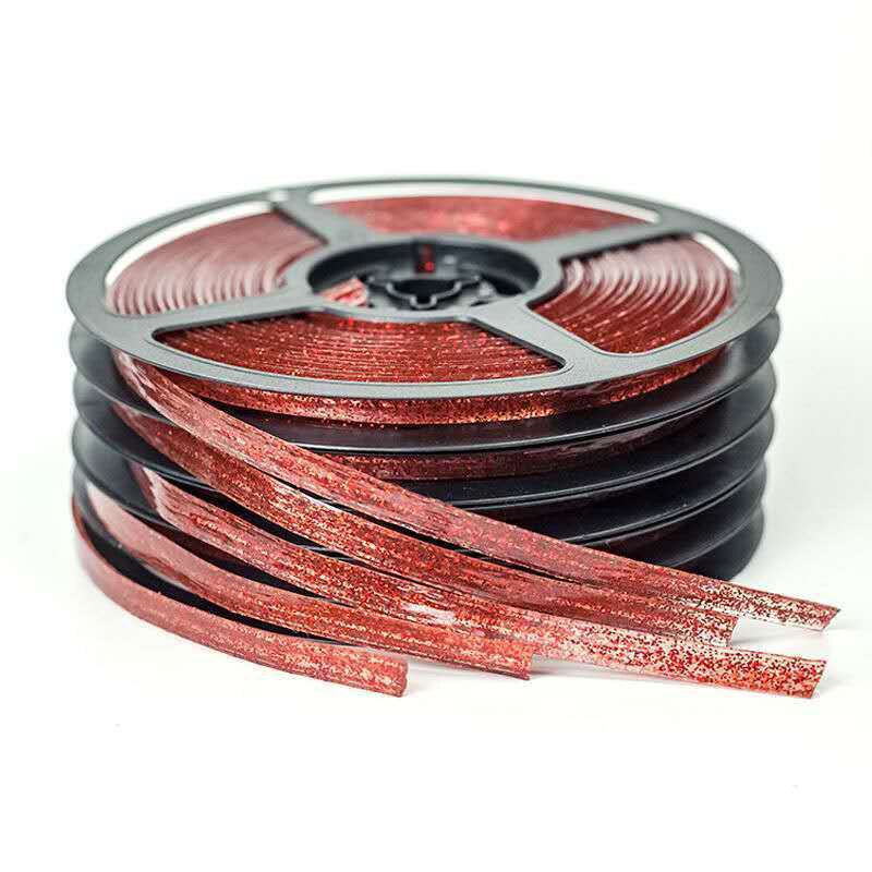 Self-adhesive Beautiful Seam Kitchen Sink Gap Waterproof Tape Flooring Ceiling Background Skirting Line Wall Decoration: Red