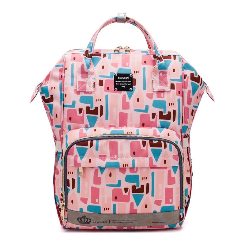 LEQUEEN Diaper Baby Bags Backpack For Moms Baby Bag Maternity Hospital Bag Care Nappy Bag Travel Stroller Send Free Hooks bolsos: colourful