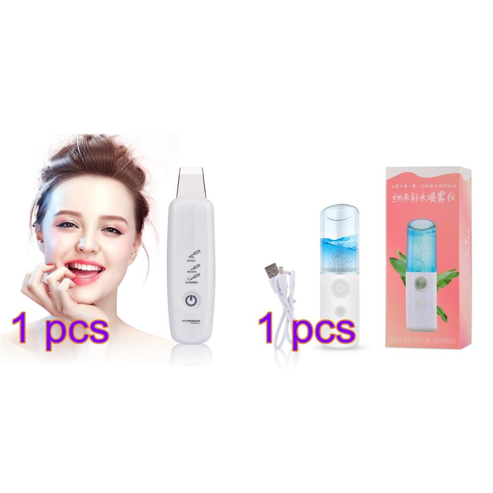 Épurateur de peau à ultrasons Nano Sparyer vapeur pelle à éplucher le visage nettoyeur de pores pelle nettoyeur de pores du visage Machine