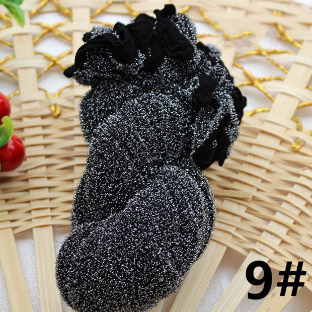 2pcs Silver Nylon Stocking Flowers Material DIY High-density Silk Stocking Making Simulation Flowers Handmade Ronde Flower