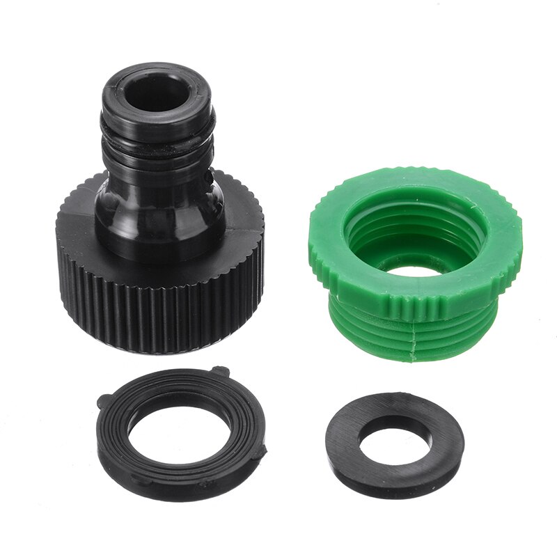 5 stk innvendig gjenger 3/4 "  til 1/2 " hurtigkobling plast vannkran slangekobling hage vannslange montering kranadapter