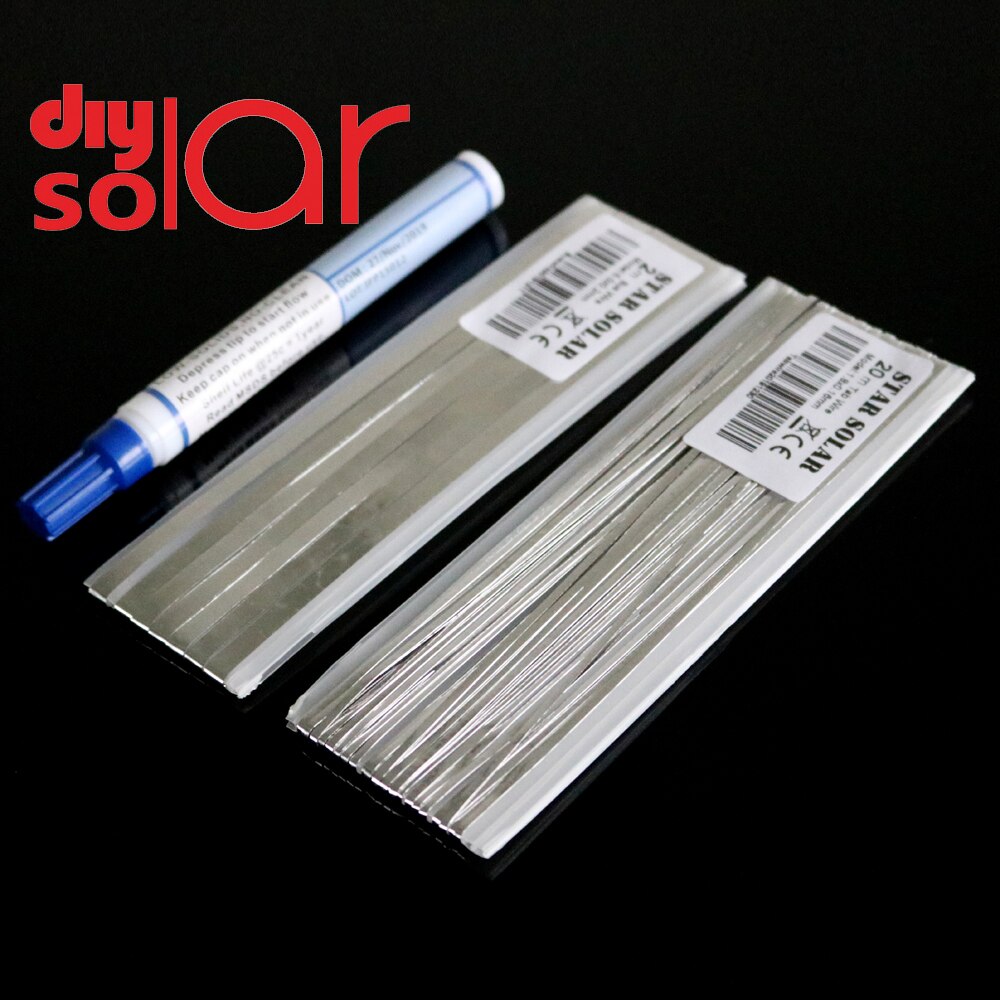 PV Ribbon Solar Cell tab bus bar wire for Tabbing wire for DIY connect 951 kester Flux Pen Soldering Rosin PV Solar Panel: Default Title