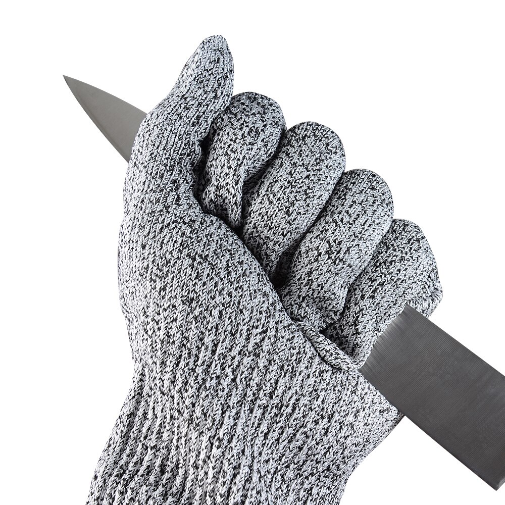 Anti-cut handsker skærebestandige handsker fødevarekvalitet niveau 5 beskyttelse tråd metal handske køkken skære sikkerhedshandsker til fiskekød