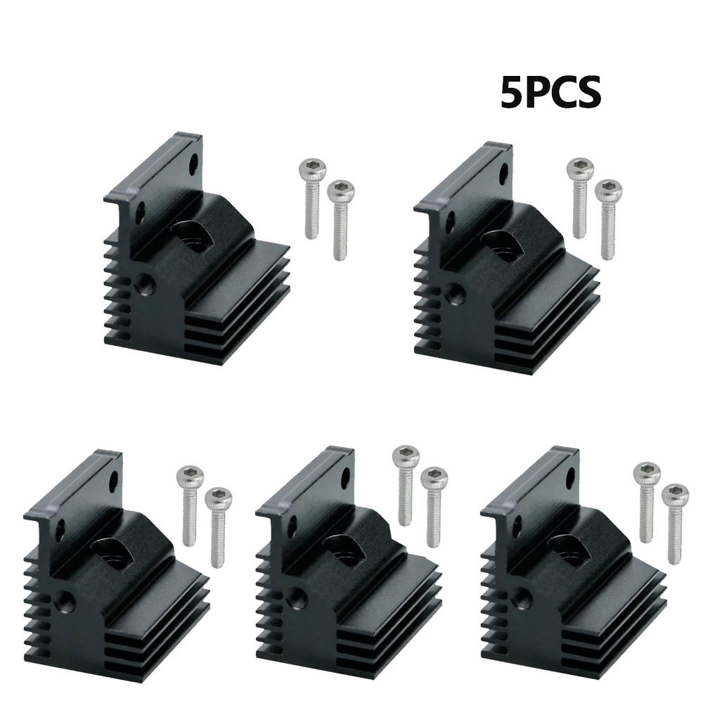 Für creality k1c kühlkörper kühler k1c kühlkörper für k1c hotend zubehör Aktualisierung 3d drucker teile kühlung: Schwarz