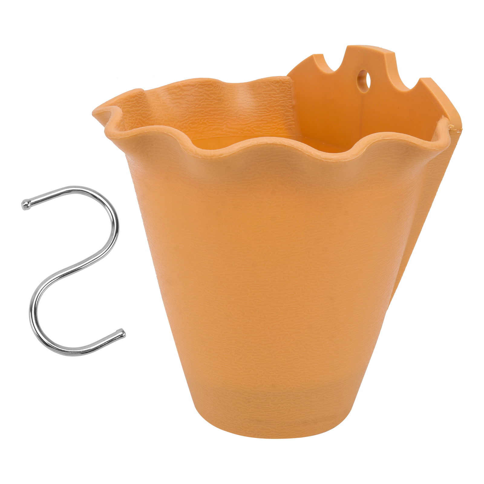 Hanging Flower Pot Wall Mounted Planter Garden Durable Safe Material Plastic Modern Space Saving Balcony