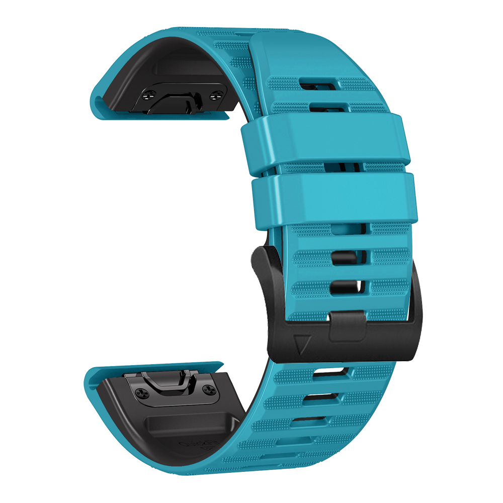 Quickfit-rem til garmin fenix 8 e 7 7x 6x 6 pro 5 5x plus forerunner 965 955 epix pro urrem 26mm 22mm armbånd: Xxl / Himmelblå