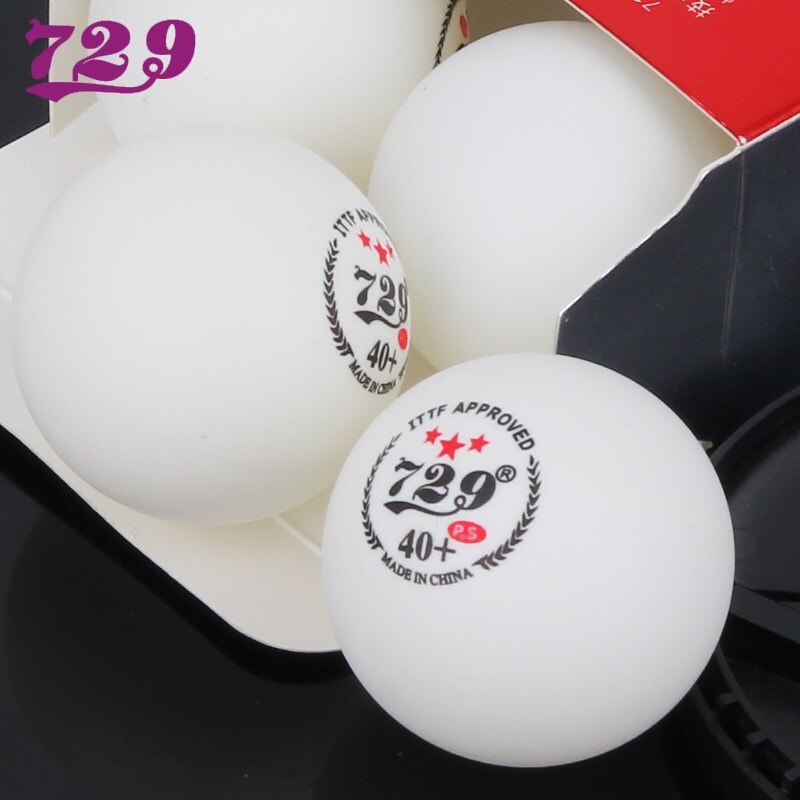 729 Table Tennis Ball VERY 3-Star material seamed plastic poly ITTF Approved ping pong balls tenis de mesa