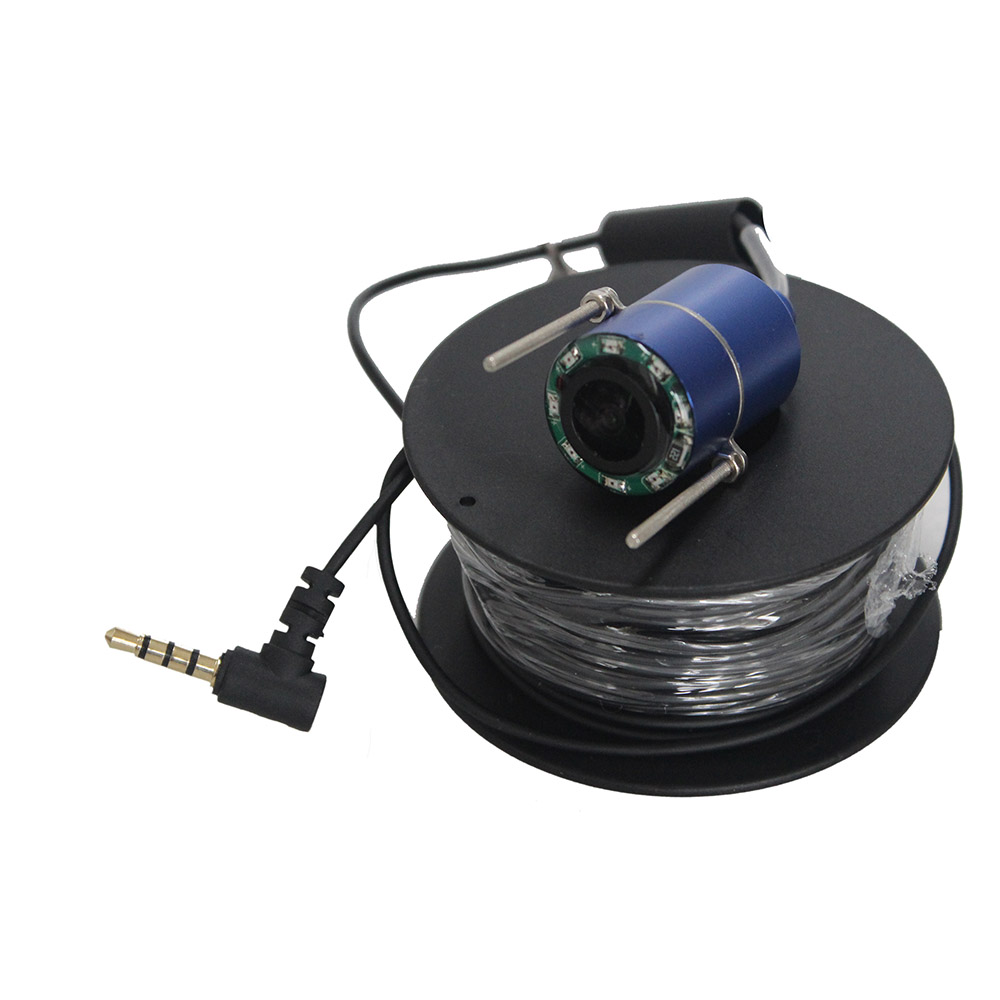 30m CMOS1000TVL Onderwater Camera hoofd reparatie Voor Fishfinder IR Infrarood Lamp Kan Aan/Uit Functie Vissen camera: YELLOW