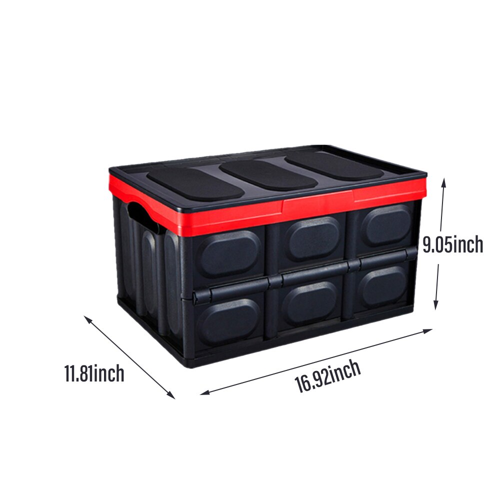 Car Storage Box Car Storage Tools Foldable Storage Box for Trunk Multifunctional Folding Storage Box Water Storage Box 30L