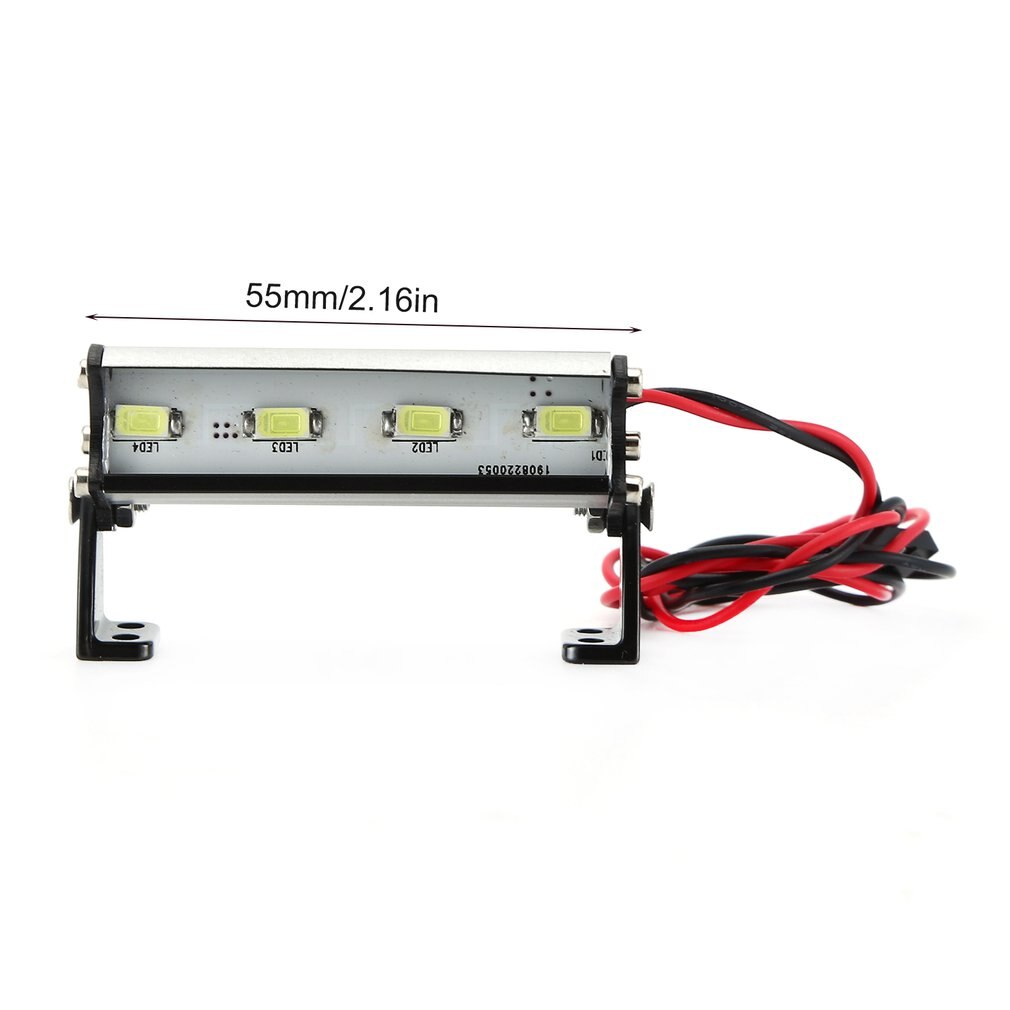 RC Auto LED Licht Bar für Traxxas Traxxas 1/16 Teton/Gipfel/E-Revo Redcat RC Felsen Raupe lkw Körper Hülse Dach Lichter: Default Title