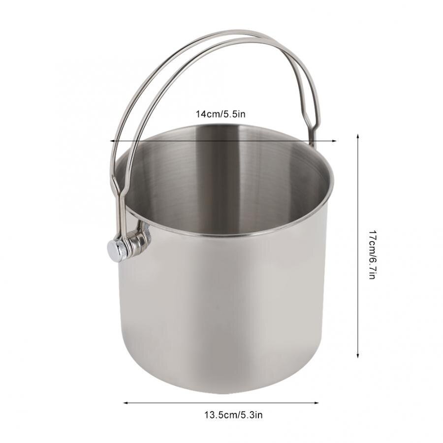 Bartending Kit Reusable Stainless Steel Ice Container Bucket 2L Portable Red Wine Barrel For Kitchen Bar Tools Barware Wine
