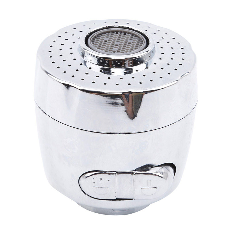 Douchekop Waterbesparende Beluchter Kraan Filter Kraan Beluchter Twee Water Modus Keuken Tool Kraan Beluchter Water Waskolf: silver