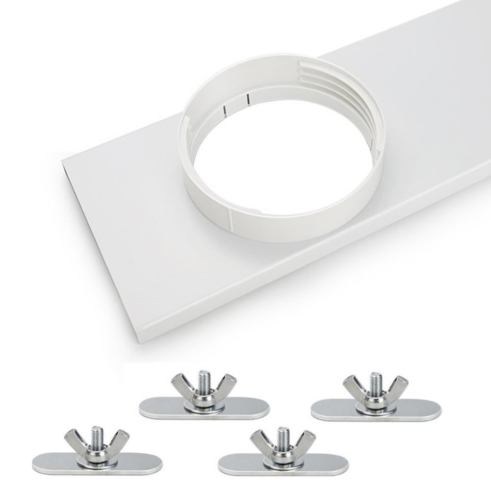 Portable Air Conditioner Window Air Lock Vent Seal Plate Window Sliding Door Sealing Kit Air Conditioners Air-Conditioning Units