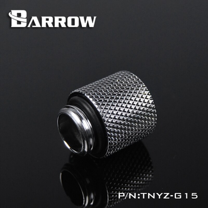 Barrow TNYZ-G15, 15 Mm Man-vrouw Extender Fittingen, G1/4 Man-vrouw Waterkoeling Fittingen: Grijs