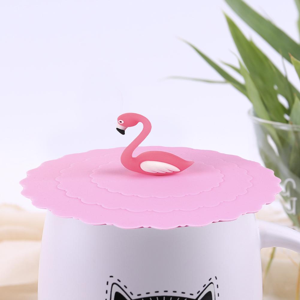 Flamingo formet kop kasket tegneserie formet pink serie silikone kop cover pige hjerte blonde kop støvtæt kasket