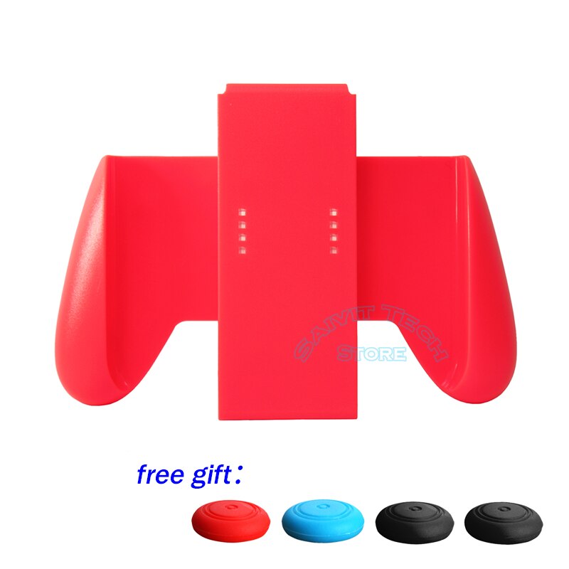 Voor Nintend Schakelaar Joycon Controller Accessoires Ns Comfort Handgrepen Stand Handvat Beugel Houder Voor Nintendo Switch Joysitck: Red