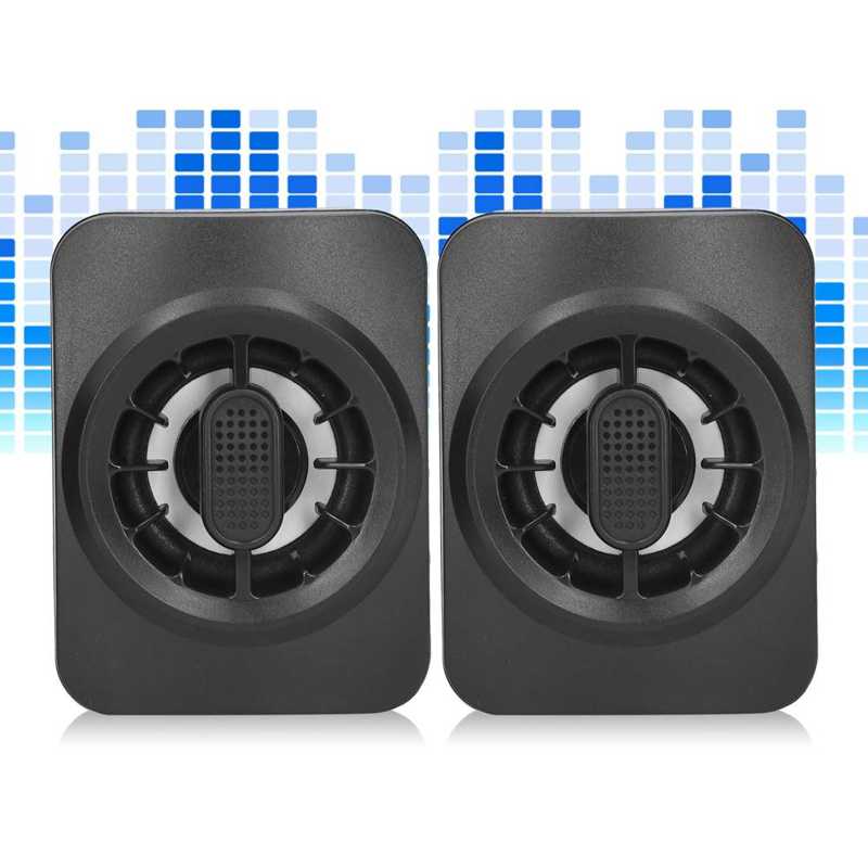 A1 Draagbare Mini Rgb Speaker Usb Powered 3.5Mm Wired Subwoofer Voor Pc Laptop Desktop Draad Controle