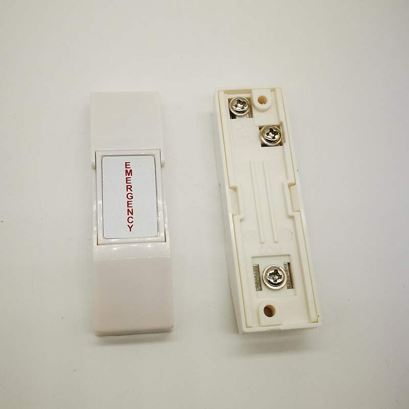NO/NC/Com Contact Exit Button Mini size plastic access exit button Slim exit switch with back box for all kinds doors
