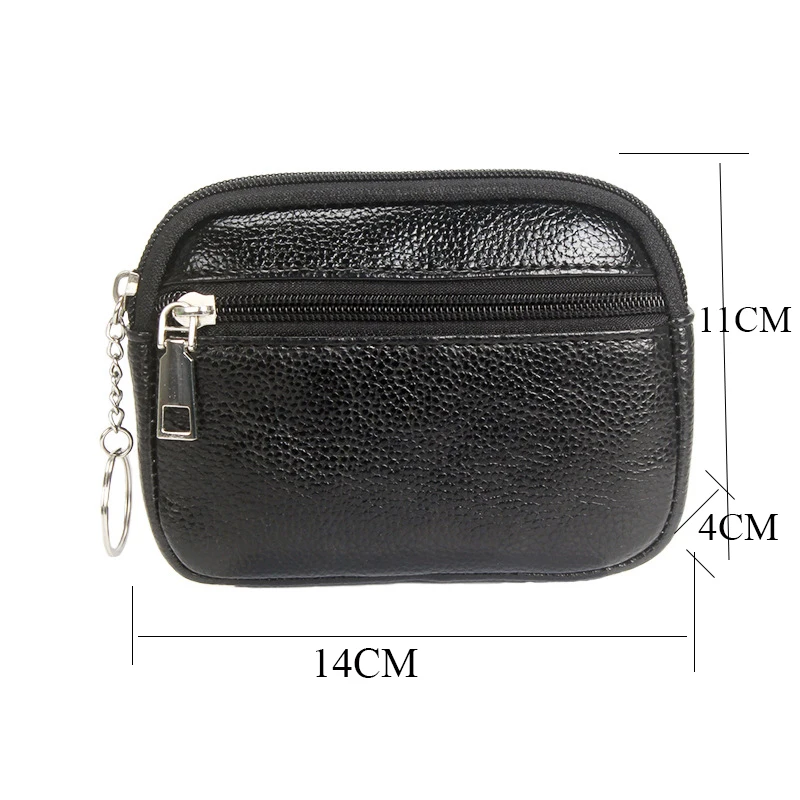 Femmes Mini portefeuille en cuir PU femme sac à main porte-carte porte-monnaie portefeuilles courts petit sac à main fermeture éclair porte-clés pochette portefeuille
