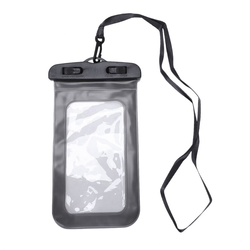 Universal Waterproof Swimming Bags Pouch Cell Phones Portable Bag Convenient To Use Lightweight Useful: Black