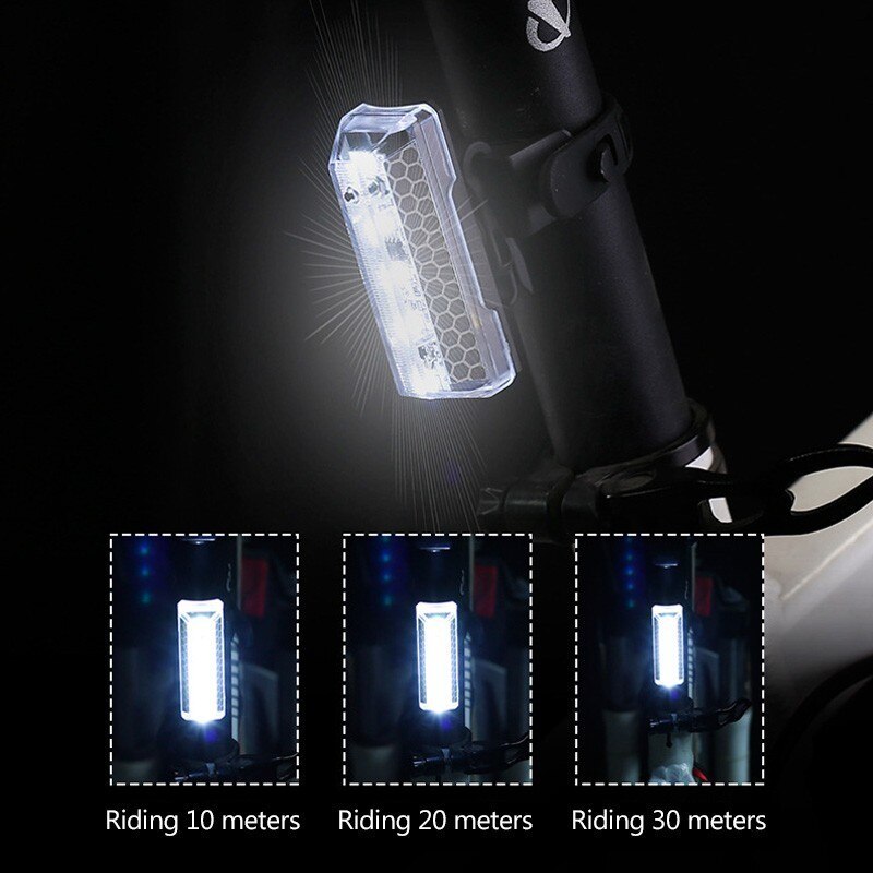 HONEVER Achterlicht Voor Fietslicht Fiets Zaklamp 5 Modi LED USB Oplaadbare Fietsen Achterlicht Fiets Achterlichten