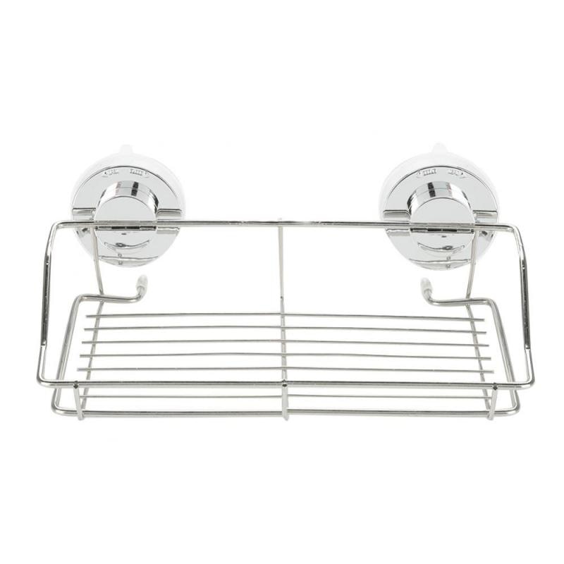 Panier de douche à double ventouse, étagère de salle de bain, panier de douche, coin de douche, étagère de rangement murale amovible avec ventouse