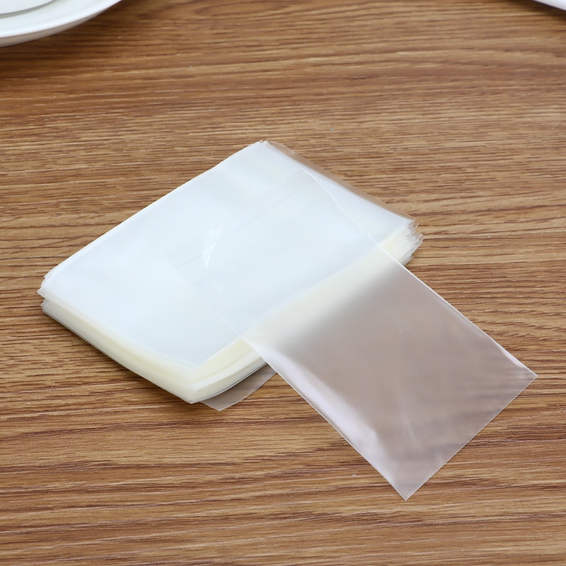 100PCS/Lot Frosted Transparent Plastic Envelopes Multi-size Cookie Dessert Bags Self-adhesive Envelope Bag Office School Supply