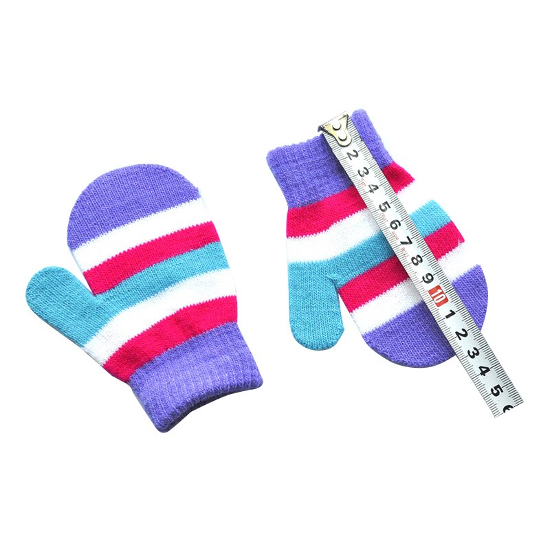 Balleenshiny Peuter Magic Stretch Zachte Gebreide Wanten Baby Jongens Meisjes Winter Handschoenen Kids Winter Handschoenen Wanten Voor 1-4Y