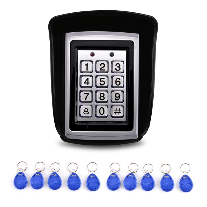 SZBestWell Waterproof Metal Rfid Access Control Keypad With 1000 Users For RFID Door Access Control System