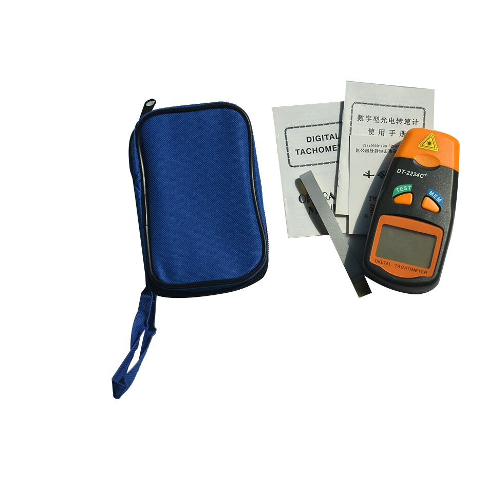 tachymètre Photo numérique portatif RPM mètre 2.5-99999 tr/min haute précision LCD sans contact moteur tour photoélectrique speedmètre