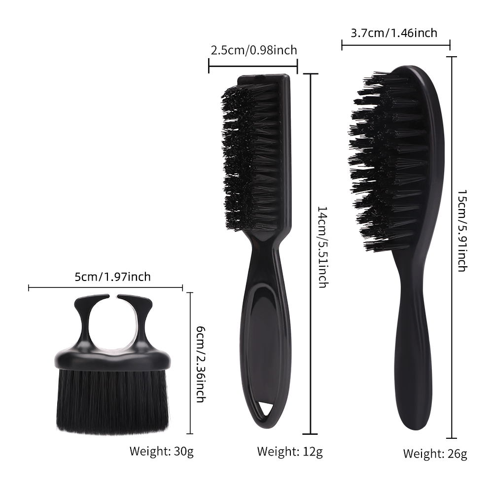 Hairdresser Brush Clean Hairbrush Barber CuttingNeck Duster Brushes Cleaning Supplies Barbershop Styling Tools: Rose Red