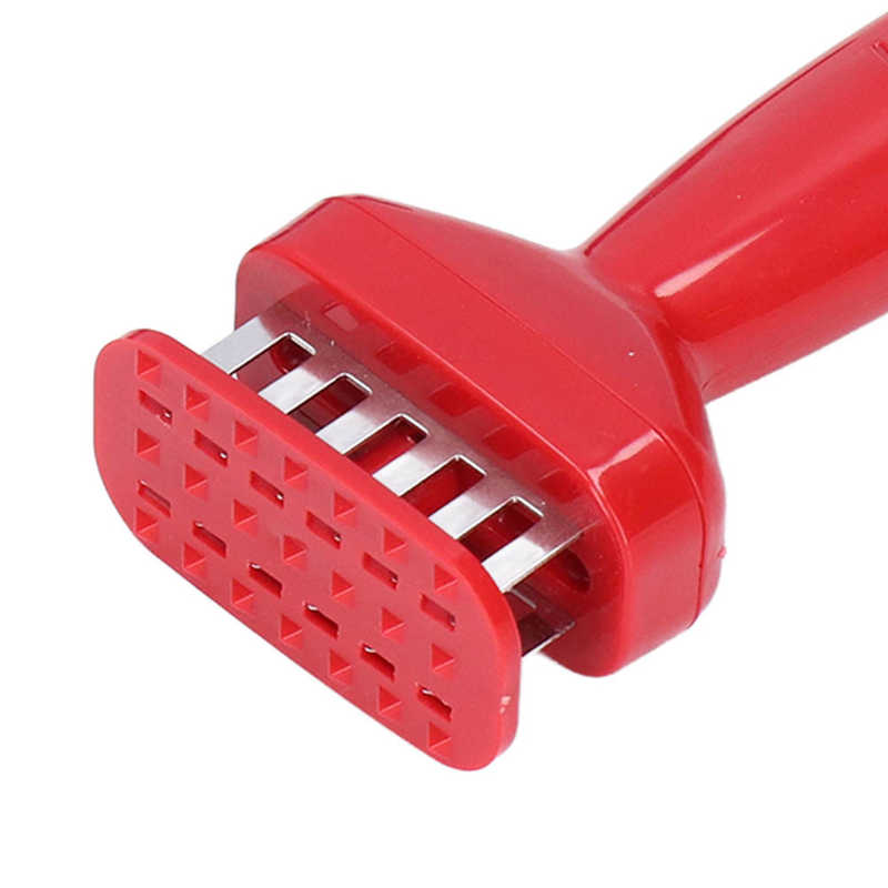 Vleesvermalser Tool Moeiteloos Heavy Duty Rvs Naald Blade Absorberen Sneller Steak Tenderizer Houden Vlees Vorm Goed Voor