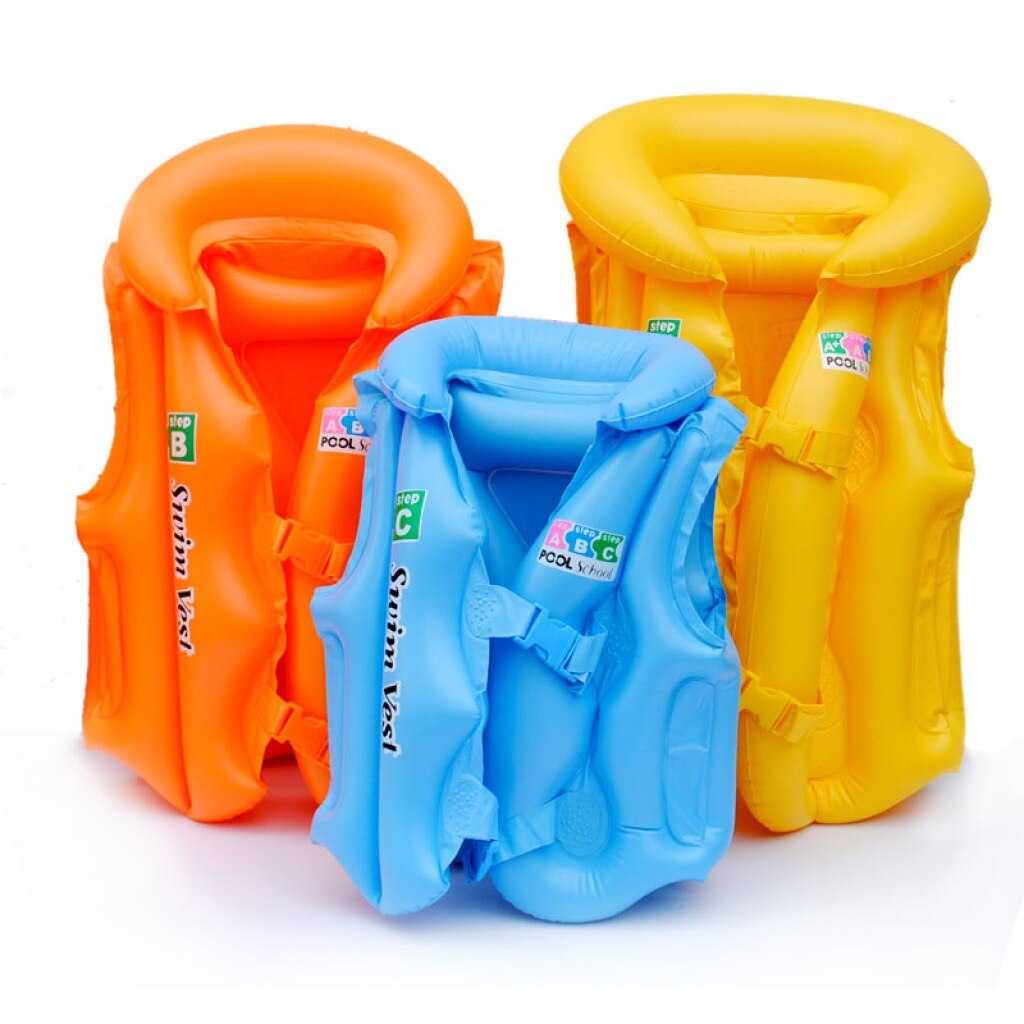 Kinderen Zwemmen Opblaasbare Zwembaden Vest Verstelbare PVC Kids 'Drijft Baby Water fun speelgoed Badpak Kinderen Water Speelgoed