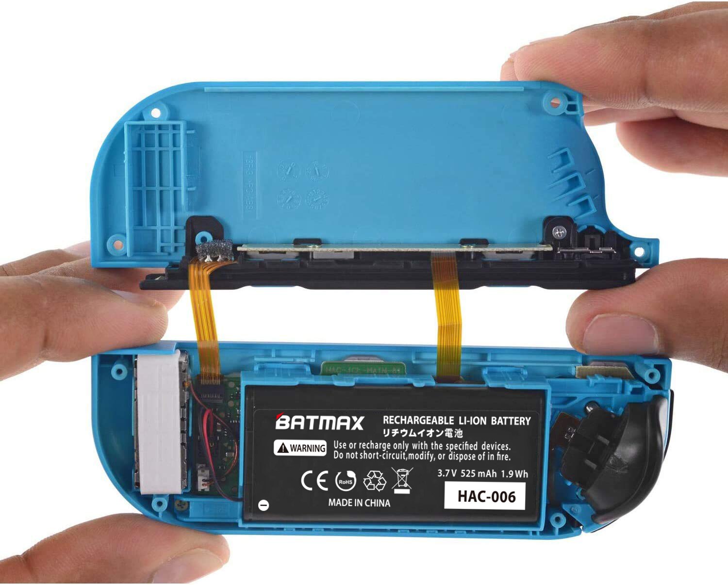 10x Switch Joy-Con Batterij - HAC006 525mAh Li-ion - voor Nintendo Switch Controller