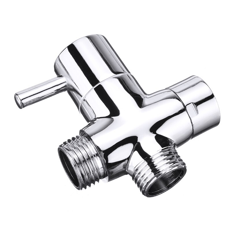 3-Wege-Duschumsteller Aus Messing – Chrom, G1/2 Zoll, Mit Absperrventil Für Brause & Bidet
