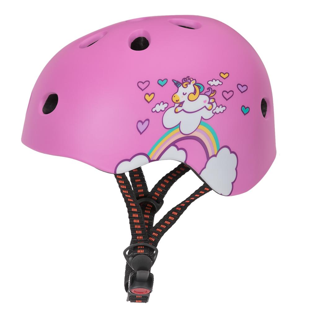 Børn hjelm cykel ultralet 3-6 år børns beskyttelsesudstyr piger cykel ridehjelm børn cykel casco ciclismo cap: Lyserød / M