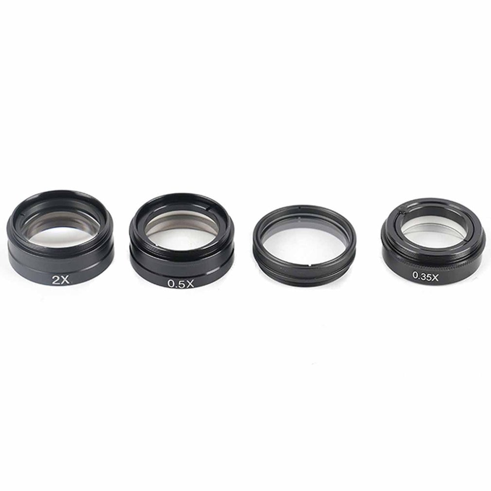 Auxiliary Objective Lens Durable Glass Plastic Suitable For 10A Monocular Video Microscope Objective Lens