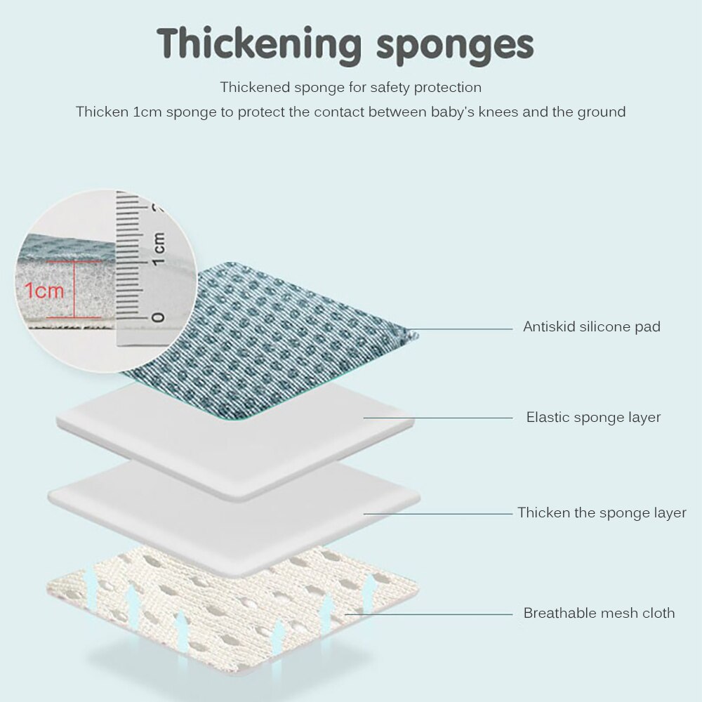 Accesorios de seguridad para bebé, coderas antideslizantes para niño pequeño, rodilleras con sonrisa, rodillera protectora, calentador de piernas para niña y niño