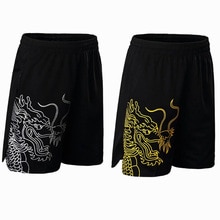 Chinese dragon adult Men Badminton shorts, Tennis shorts ,sports running soccer Table Tennis shorts , pingpong shorts