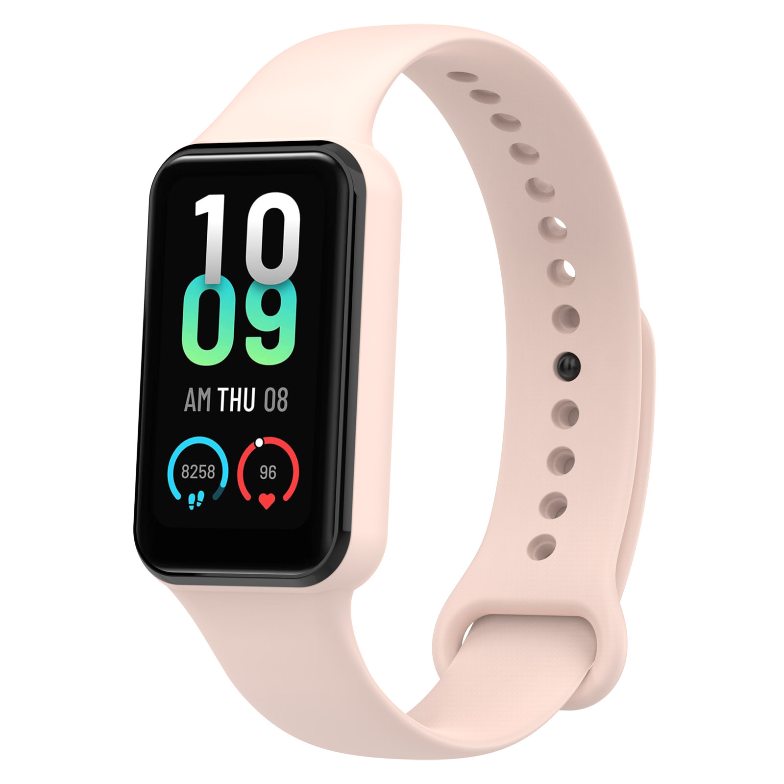 Correa para reloj Huami Amazfit Band 7, pulsera de silicona ajustable de un solo Color, repuesto de pulsera